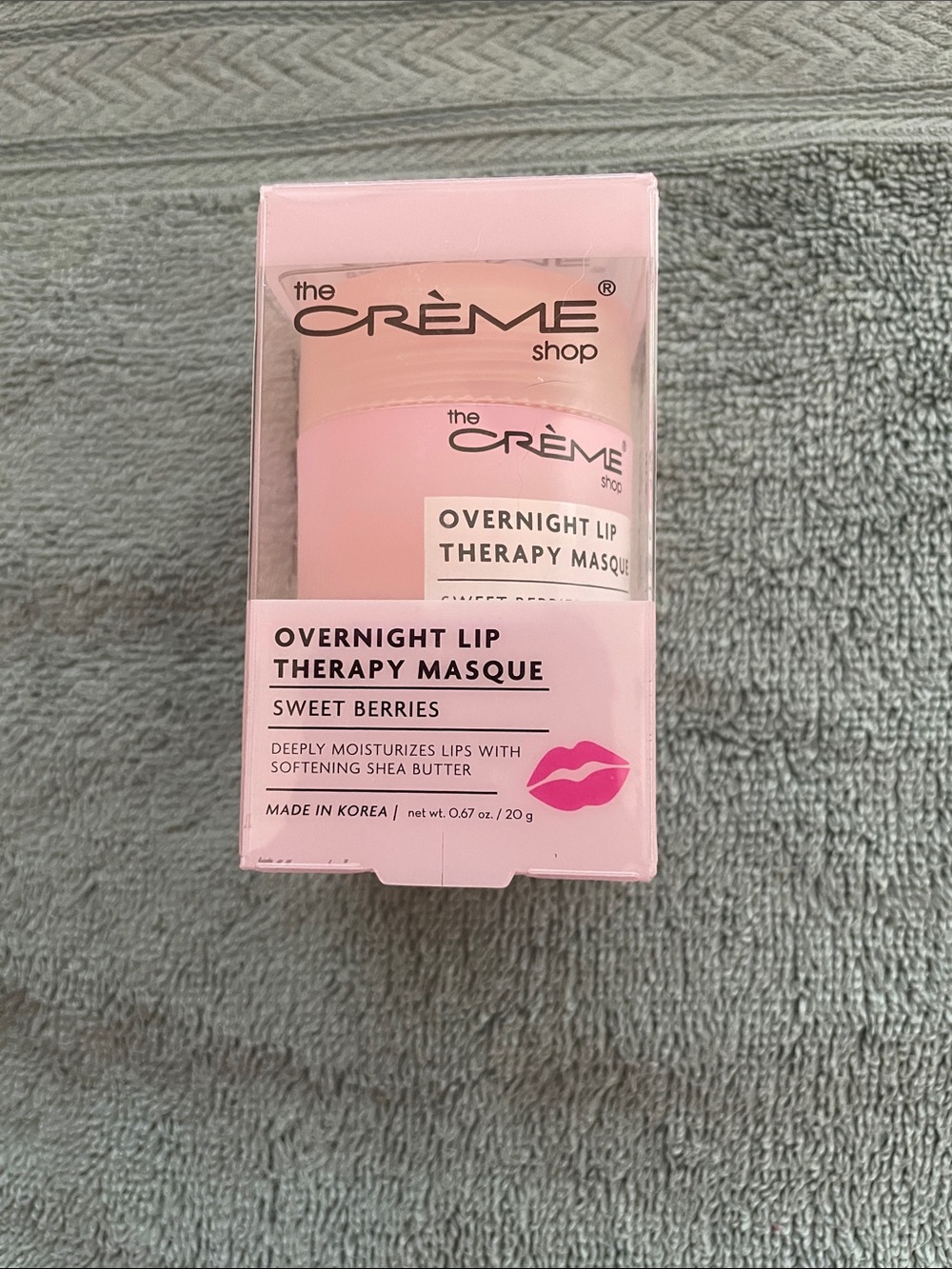 The Crème Shop Overnight Lip Therapy Masque - Sweet Berries (Pink)